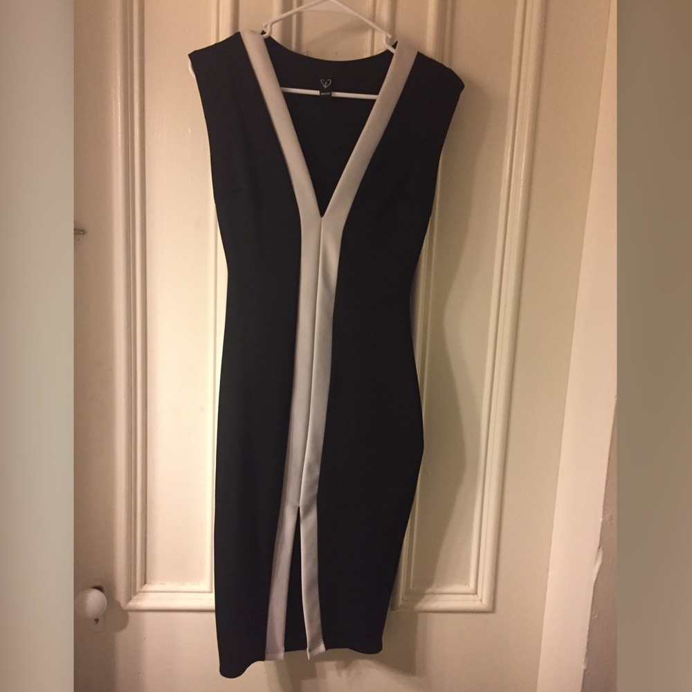 Size small black and white dress